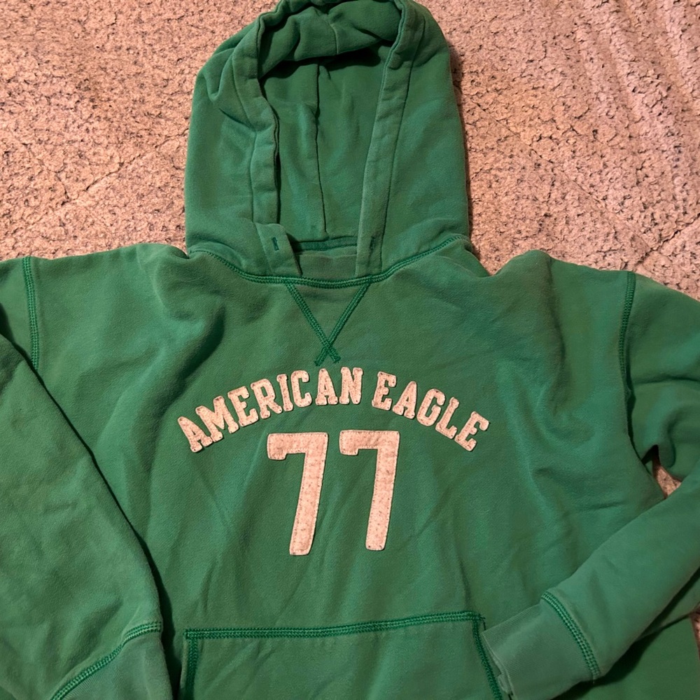 American Eagle Hoodie green